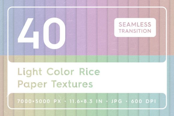 40 Light Color Rice Paper Textures for Elegant Design