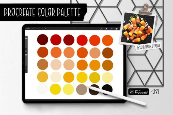 Candy Corn Procreate Color Palette: A Sweet Palette for Digital Art