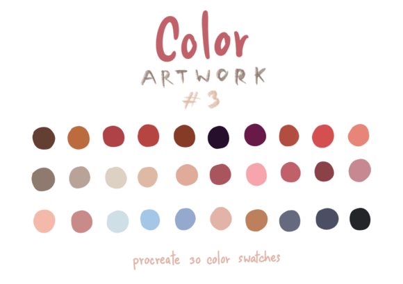 Color Artwork#3 and Procreate Palettes: Your Digital Studio Upgrade
