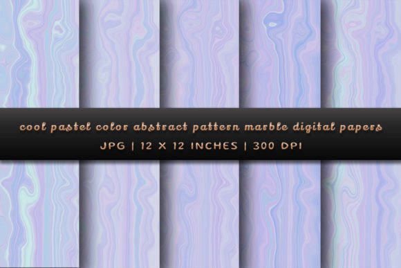Cool Pastel Color Abstract Marble: A Design Asset Guide