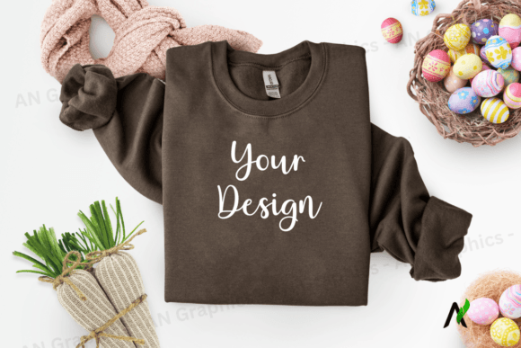 Easter T-Shirt Mockup - Brown Color: A Designer's Best Friend