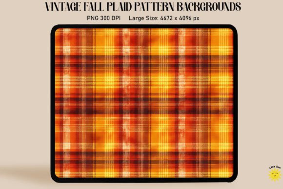 Embrace the Season: Fall Color Plaid Pattern Backgrounds