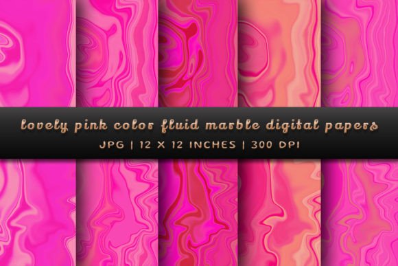 Infusing Elegance: The Art of Lovely Pink Color Fluid Marble