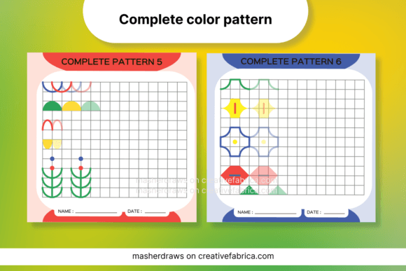 Kids Activity Tracing Color Pattern 5-6: A Hands-On Tool for Little Learners