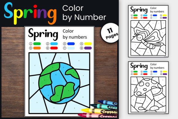 Seasonal Color by Number Coloring Pages for All Occasions