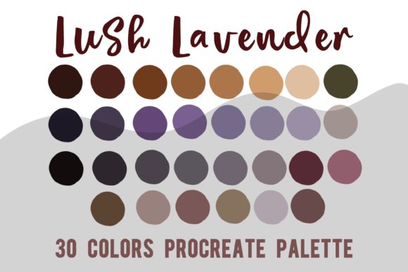Unlocking Lush Lavender: A Procreate Color Palette for Refined Design